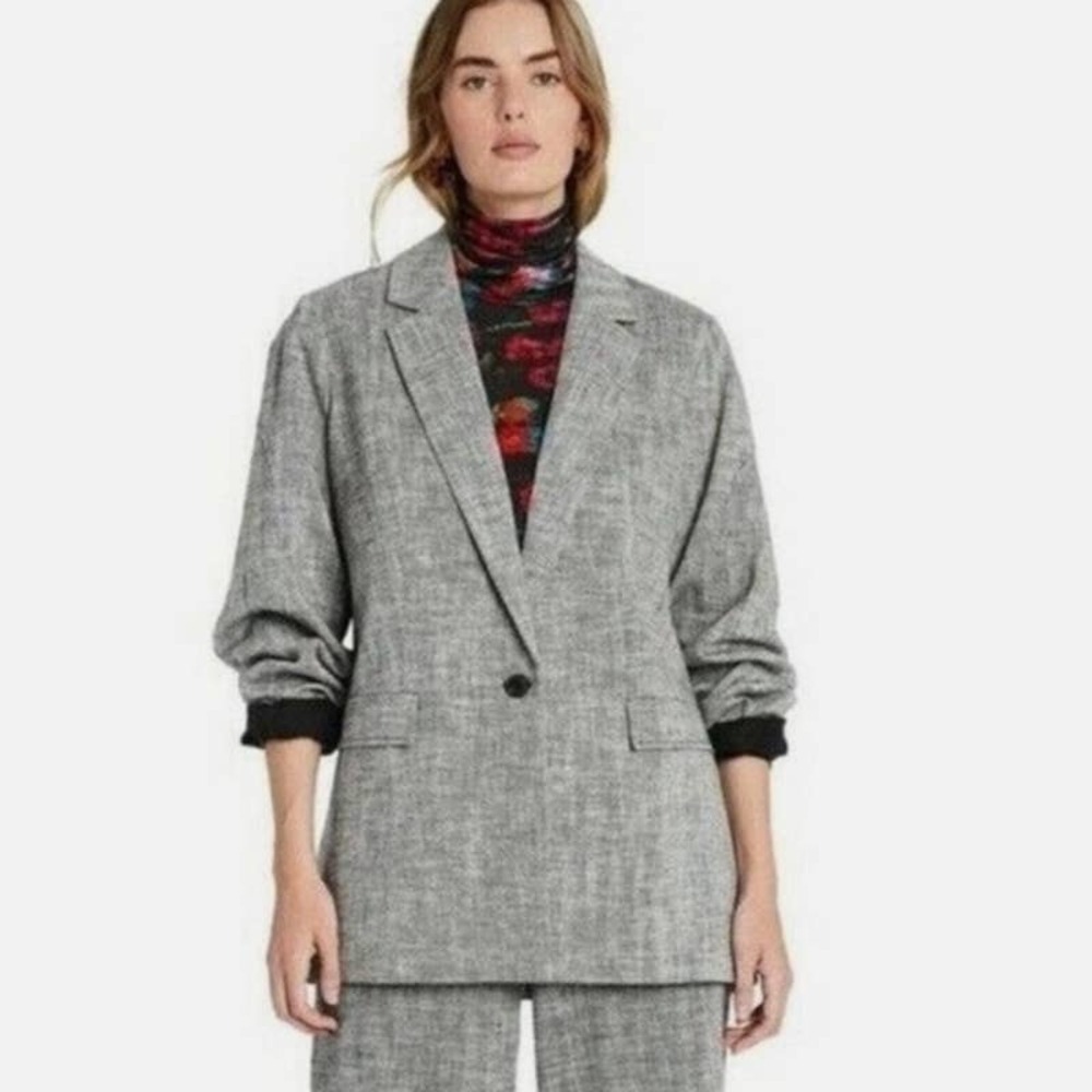 NEW Rachel Comey x Target Chevron Linen Oversized Blazer XL NWT